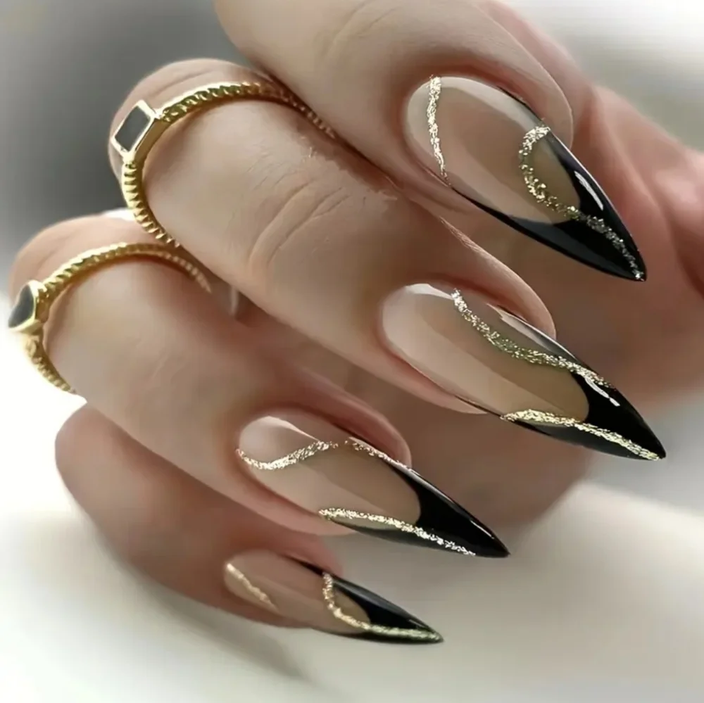 24 Pieces Fake Press On Nails